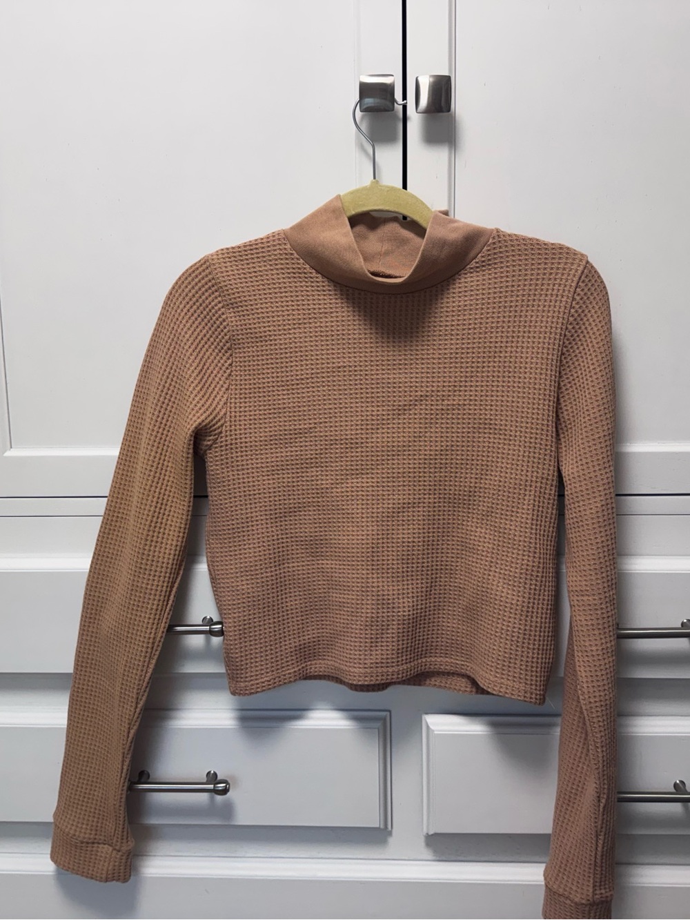 Aerie Cropped Mock Neck